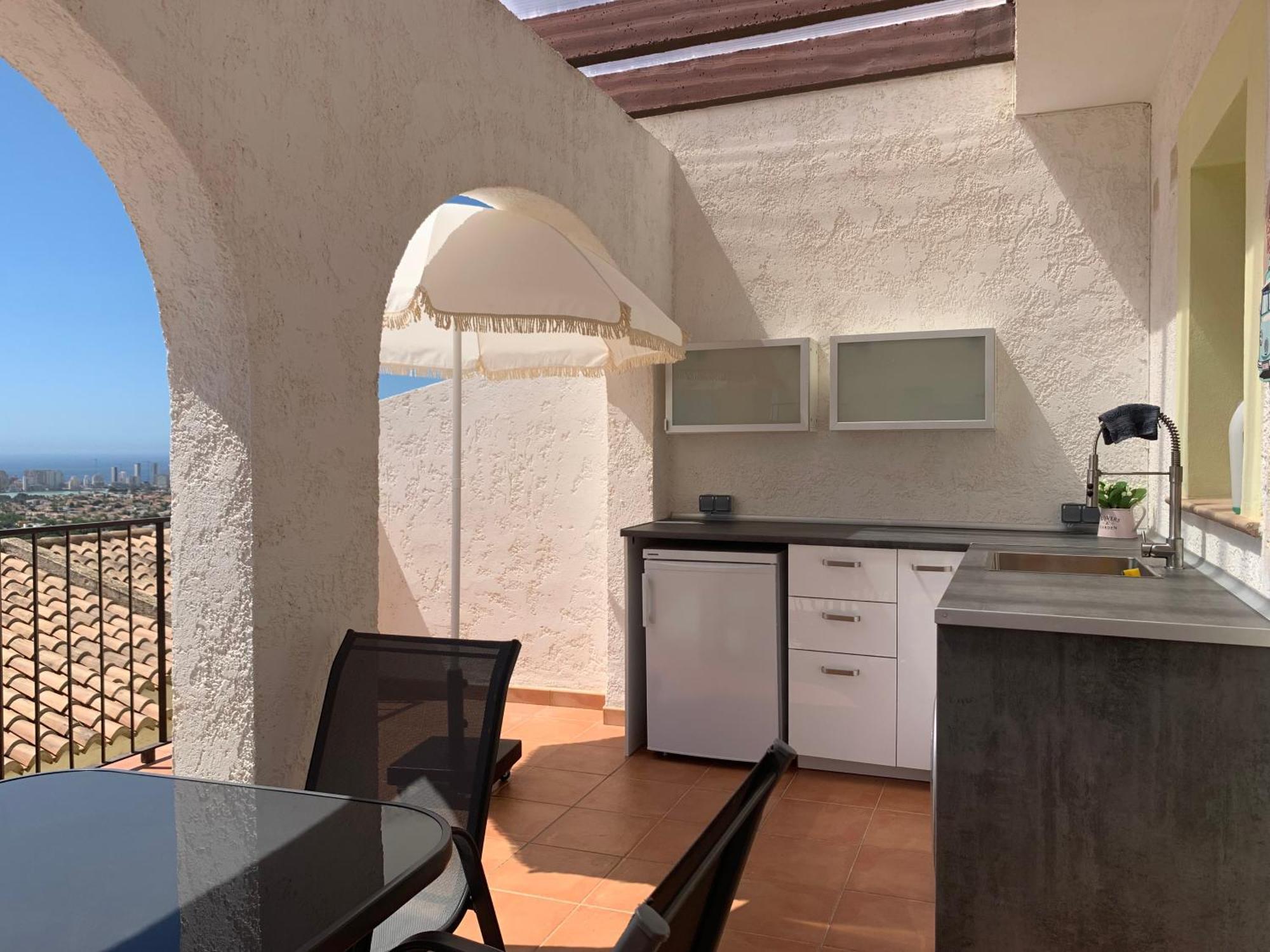 Imperial Park - Bungalow Mit Panoramablick Und Schoener Terrasse Калпе Екстериор снимка