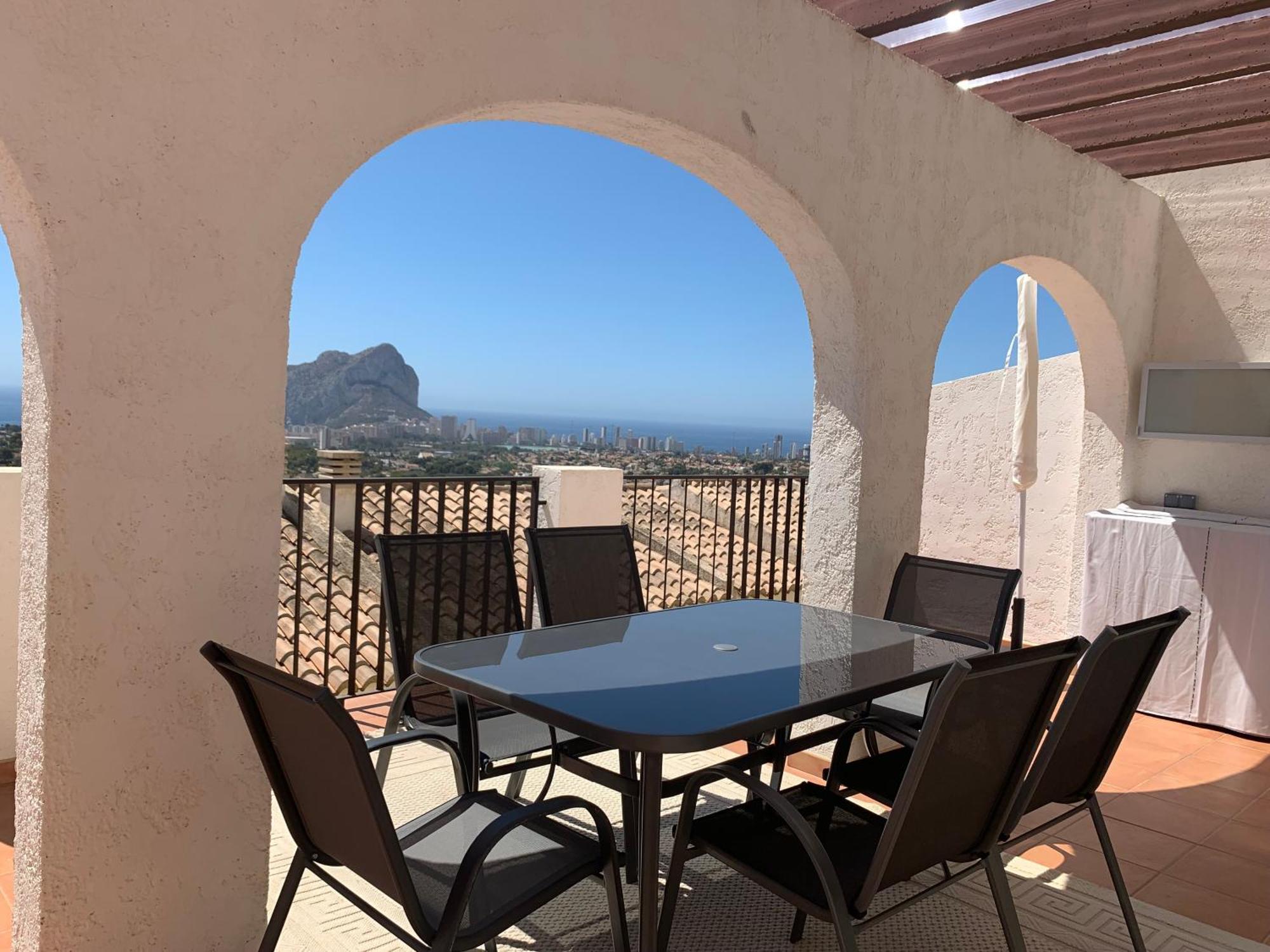 Imperial Park - Bungalow Mit Panoramablick Und Schoener Terrasse Калпе Екстериор снимка